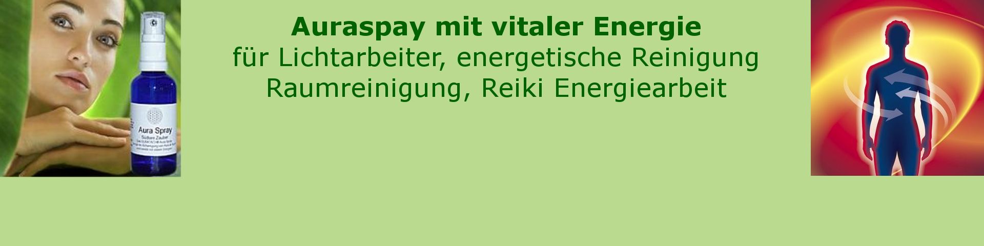 Aura Spray mit Tachyonen Energie