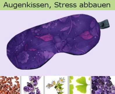 Lavendel Yoga Augenkissen, besser schlafen