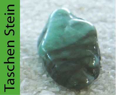 Smaragd Taschenstein, beliebter Schutzstein