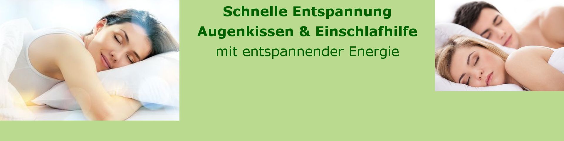 Yoga Augenkissen. Einschlafhilfe und Entspannung mit Tachyonen Energie.