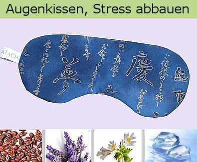 Yoga Augenkissen mit Lavendel und Edelstein